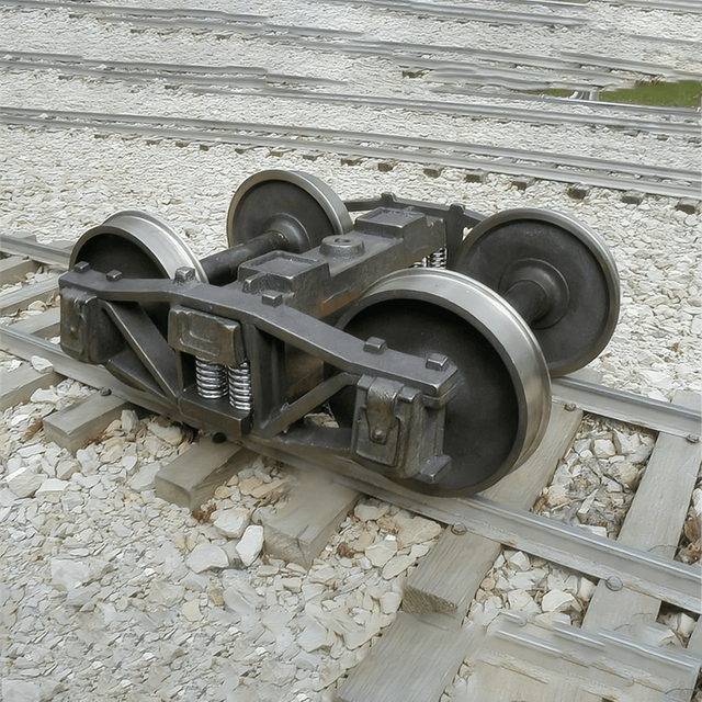 Bogie de fret ferroviaire de charge par essieu de 20 tonnes de mesure de mètre