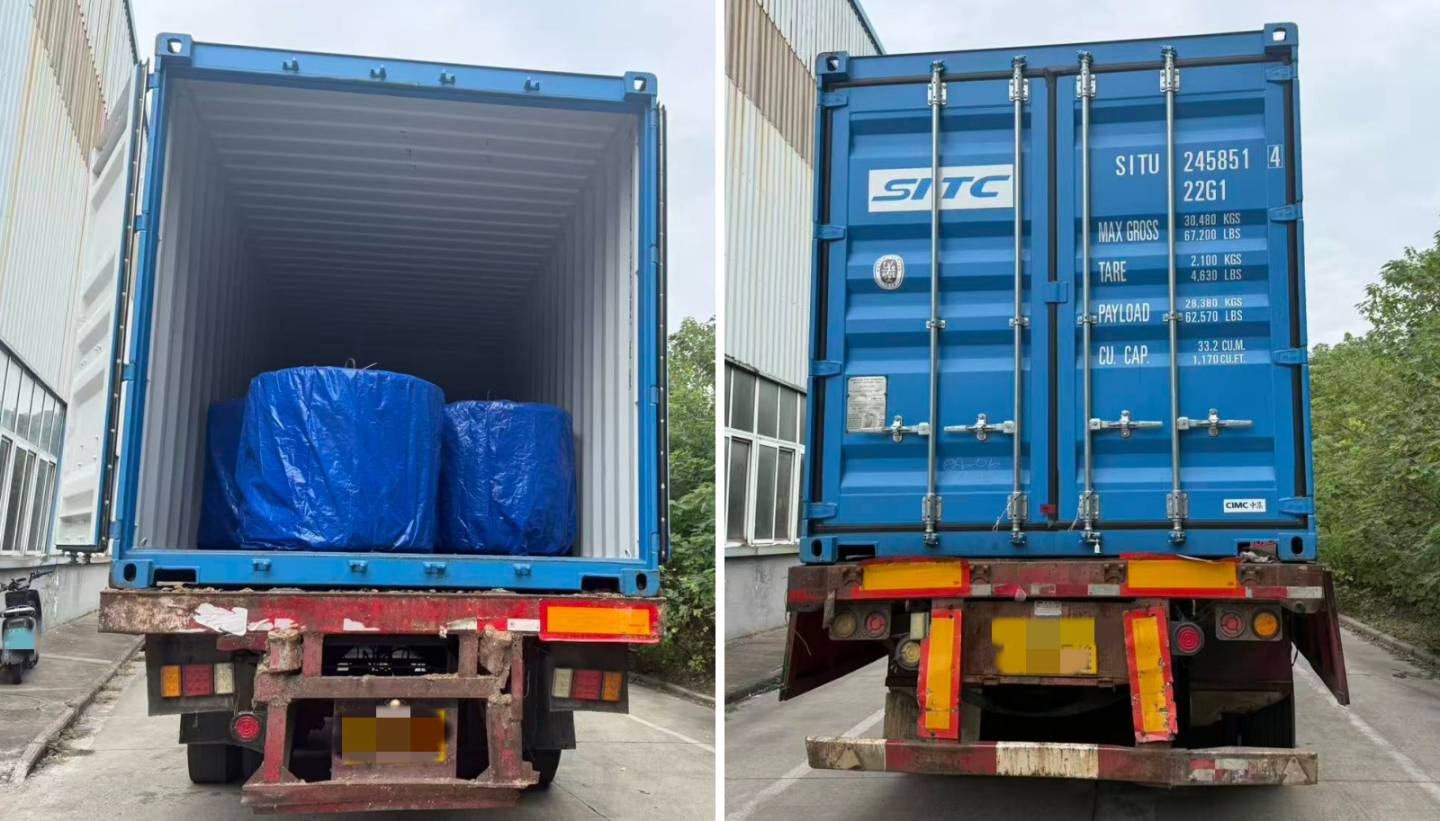 Expédition de 660 roues de train au Bangladesh le 21 septembre 2025