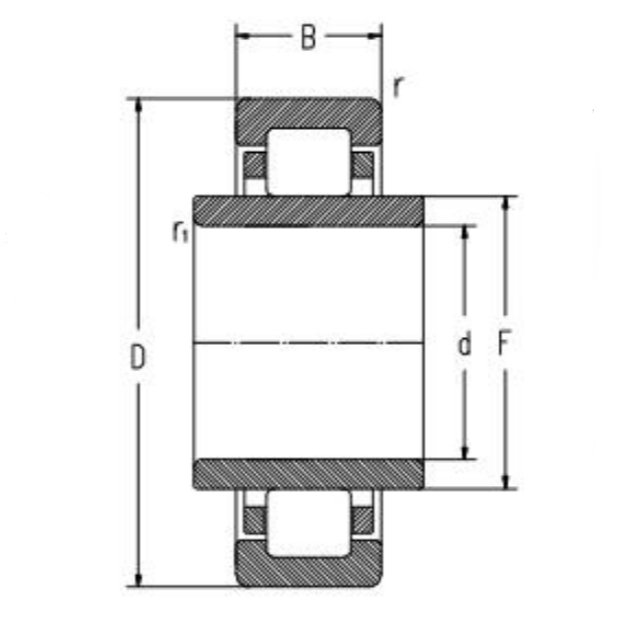 Roulement à rouleaux cylindriques NJP3226X1K1