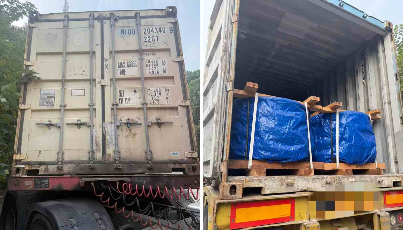 Expédition de 320 roues de train WCA1016 au Canada le 1er novembre 2025