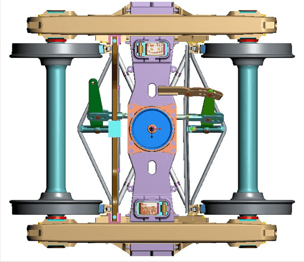 Dessin 3D du bogie k6